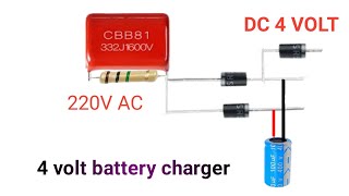 Battery Charging Circuit Kaise Banaye  how to make battery charger circuit circuit 4 volt [upl. by Lalat]