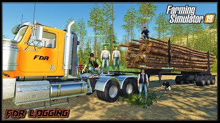 Back To Port Murray  Logging Crew 105  Farming Simulator 2019  FDR Logging [upl. by Haldes]