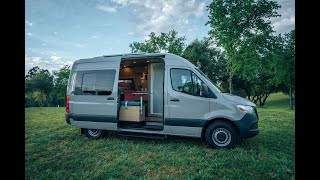 OUR NEW CAMPER VAN The Zion Our Custom Mercedes Sprinter Camper Van  Van Tour amp Features [upl. by Ondrej440]