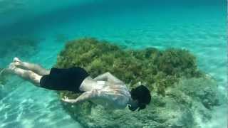 Underwater swim at nice beach [upl. by Adnical986]