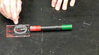 Magnetic Field Demo Bar Magnet [upl. by Eanram439]