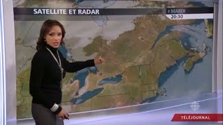 La Météo Avec Suzanne Gariépy 13 Janv 2015 [upl. by Klimesh119]