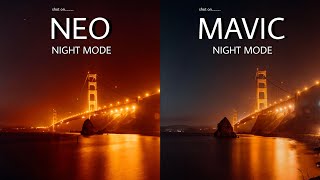 DJI NEO VS DJI MAVIC 3 Pro  NIGHT MODE  Camera Test [upl. by Novla]