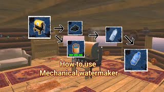 How to use Mechanical Watermaker  Survival On Raft [upl. by Misaq]