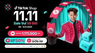 TikTok Shop Việt Nam  Mega Sale 1111  SALE VUI VÔ ĐỐI [upl. by Lhary]