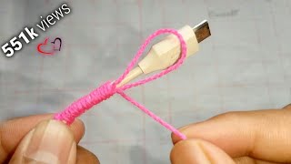 HOW TO REPAIR USB CHARGING CABLE  HOW TO FIX IPHONE CABLE  Fix ANY damaged cable with ease [upl. by Nahshunn]