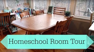 Simple Homeschool Room for A Large Family [upl. by Leffert412]