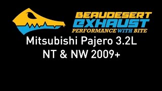 Beaudesert Exhausts Mitsubishi Pajero 32L NTNW [upl. by Sayed]