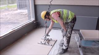 ATILER FL600 installing 600 x 600mm Tiles [upl. by Callery]