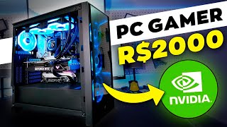 O MELHOR PC Gamer BARATO até R2000  Completo RODA TUDO 2024 [upl. by Alejoa]