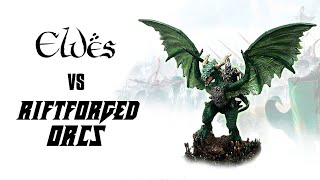 quot𝚃𝚛𝚒𝚌𝚔𝚜𝚢 𝙽𝚊𝚜𝚝𝚢 𝙴𝚕𝚟𝚎𝚜quot Kings of War Elves vs Riftforged Orcs  Battle Report 051 [upl. by Paucker]