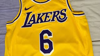 NikeNBA Swingman LeBron James Los Angeles Lakers Icon Edition 2020 [upl. by Ludovico]