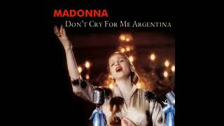 Madonna  Dont Cry For Me Argentina Album Instrumental Version [upl. by Sirdi711]