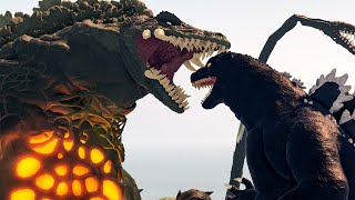 Biollante Remodel Vs Heisei Godzilla Movie Recreation  Kaiju Universe [upl. by Suciram]