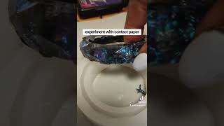 uv resin jDiction contact paper experiment [upl. by Dearborn]