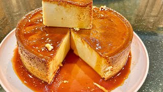 Flan napolitano con queso crema muy cremosito [upl. by Rayford949]