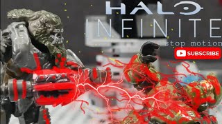 HALO INFINITE Master chief vs Atriox halo stopmotion [upl. by Reppep]