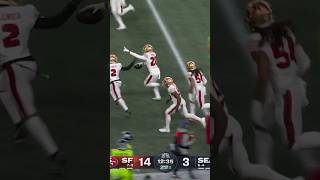 AMBRY THOMAS INT 🤯 49ers Shorts [upl. by Zelig]