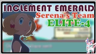 Pokemon Inclement Emerald Elite4Serenas Anime TeamLegendaries enabled singles [upl. by Raf]