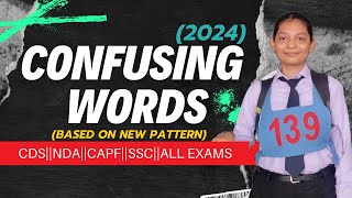 100 MOST CONFUSING WORDS  FOR CDS CAPF NDA AFCAT ALL GOVERNMENT EXAMS [upl. by Chrisoula]