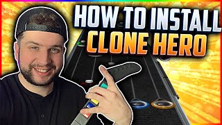 How to install Clone Hero  Add Songs 2023 [upl. by Ennylhsa]