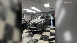 SUV crashes into salon in Schuylkill County [upl. by Cheng]