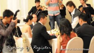 Signing of Register  Wedding Solemnisation  String Quartet Singapore [upl. by Restivo]