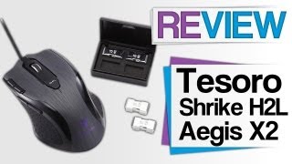 Tesoro Shrike H2L Gaming Maus  AegisX2 Gaming Mauspad  Test  Review [upl. by Sumerlin]