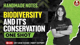 Biodiversity And Conservation One Shot🔥🔥Handmade Notes📝CBSE Class 12 Biology📗NEET 2022🎯Biotonic [upl. by Elokin522]