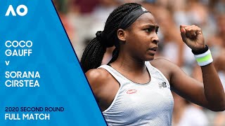 Coco Gauff v Sorana Cirstea Full Match  Australian Open 2020 Second Round [upl. by Asyl]