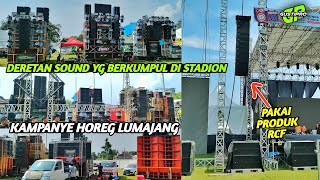 Deretan sound yg Hadir di Stadion Kampanye Horeg Lumajang [upl. by Thorner977]