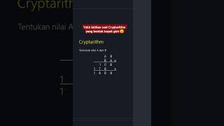 Latihan Soal Cryptarithm Urutan Perhitungan Operasi Perkalian cryptarithm clashofchampions coc [upl. by Guyer]