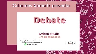 Debate Tercero secundaria [upl. by Michiko]