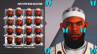 LAST NEW BEST FACE CREATION OF NBA 2K21☔️🦋 COMP STAGE FACE CREATION [upl. by Dupuis807]