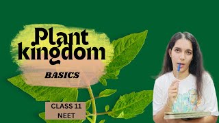 taxonomy  plant kingdom class 11 NEET [upl. by Tnecnev888]