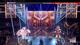 The Masked Singer 11 Poodle Moth vs Gumball Smackdown with If I Could Turn Back TIme [upl. by Eseuqram339]