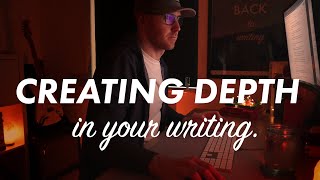 How to create DEPTH in your writing easy method to make your novels and stories more immersive [upl. by Phelgen]