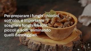 Funghi Chiodini sottolio [upl. by Ennybor]