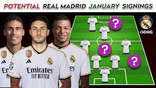 Real Madrid January Confirmed Transfers amp Rumors  Mbappe amp Varane Giménez  Update 1st January 2024 [upl. by Tjon518]