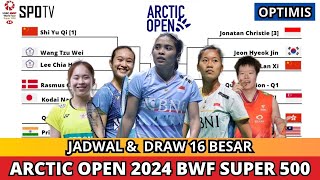 JADWAL amp DRAW 16 BESAR ARCTIC OPEN 2024 arcticopen2024 [upl. by Eilliw428]