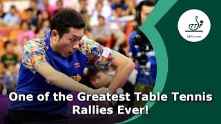 Possibly the Greatest Table Tennis Rally Ever [upl. by Wilfrid]