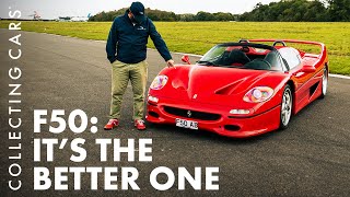 Chris Harris  Quick Steer  The Ferrari F50  Living Up to The F40 [upl. by Nesnaj]