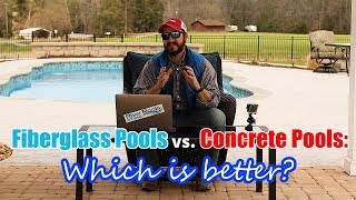 Fiberglass Swimming Pools vs Concrete Swimming Pools Which is Better [upl. by Schouten]