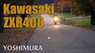 Kawasaki ZXR400 sound DriveBy scenes Yoshimura exhaust [upl. by Rratsal]