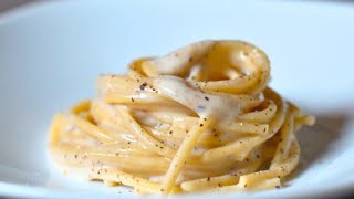 The Secret to Perfect Cacio e Pepe ASMR Cooking Experience [upl. by Nanerb170]