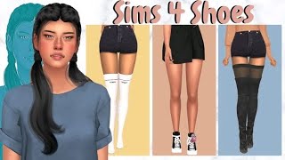 Sims Shoes CC Folder  The Sims 4 custom content free download link 🐥 [upl. by Melnick]