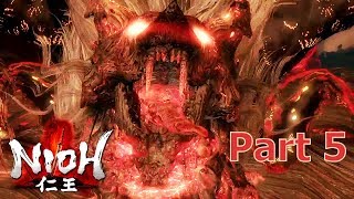 Nioh  Bloodsheds End DLC Playthrough Part 5 WotD [upl. by Kolivas]