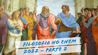 Filosofia no ENEM 2022 – parte 2 Sócrates Platão e Aristóteles [upl. by Pegg206]