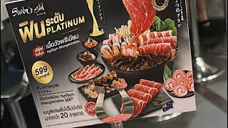 Shabushi 599พรีเมี่ยม เมนูพิเศษวันหยุดค่ะ🍣🥓🥢💕 [upl. by Edme505]