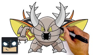 How To Draw Pokemon  Mega Pinsir [upl. by Esilahc]